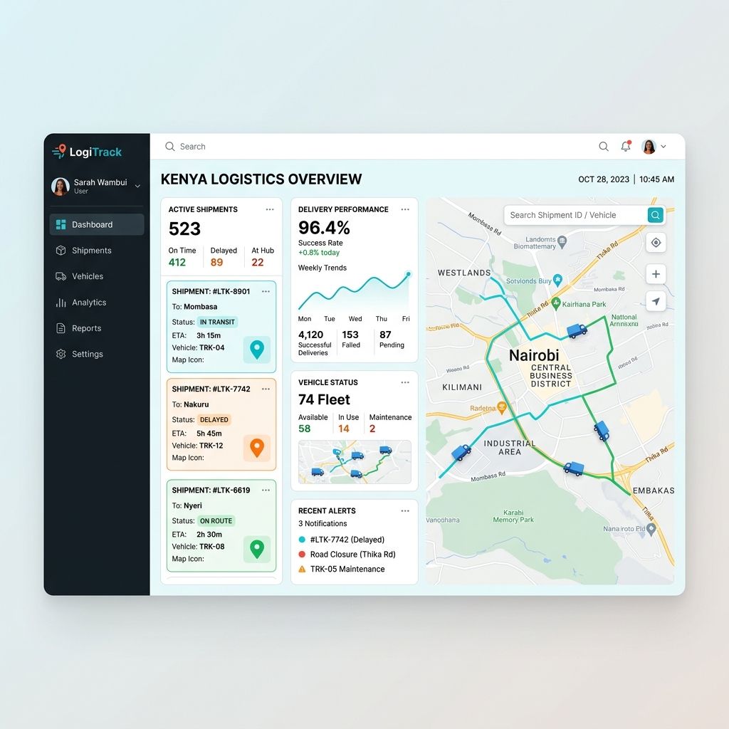 Raha Logistics Tracking App
